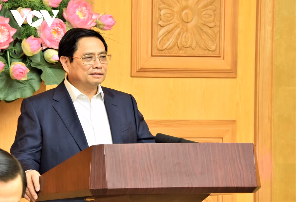 Thu tuong gap mat cac lanh dao ngan hang thuong mai