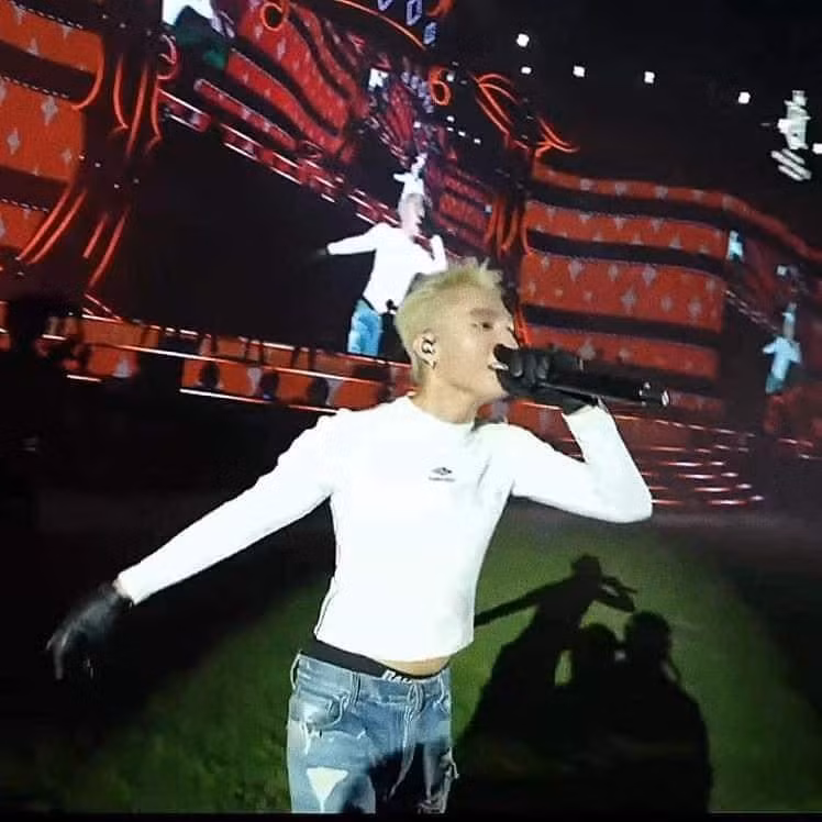 Giọng ca Lạc Trôi diện áo bó sát kết hợp quần tụt ống rộng lộ cả nội y cùng mái tóc tẩy bạch kim. Dân tình nhanh chóng soi ra loạt items hàng hiệu anh dát lên người từ áo Balenciaga đến cả chiếc quần nhỏ cũng cùng thương hiệu có giá khoảng gần 6 triệu đồng. Nhiều người nhận xét rằng style này chưa thực sự phù hợp với Sơn Tùng vì nam ca sĩ có body khá nhỏ, dáng người mảnh.