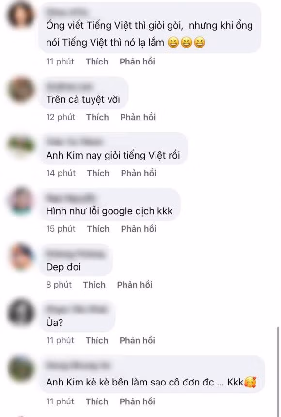 Kim Ly dung tieng Viet khen vo, Ha Ho voi chung minh khong viet-Hinh-3