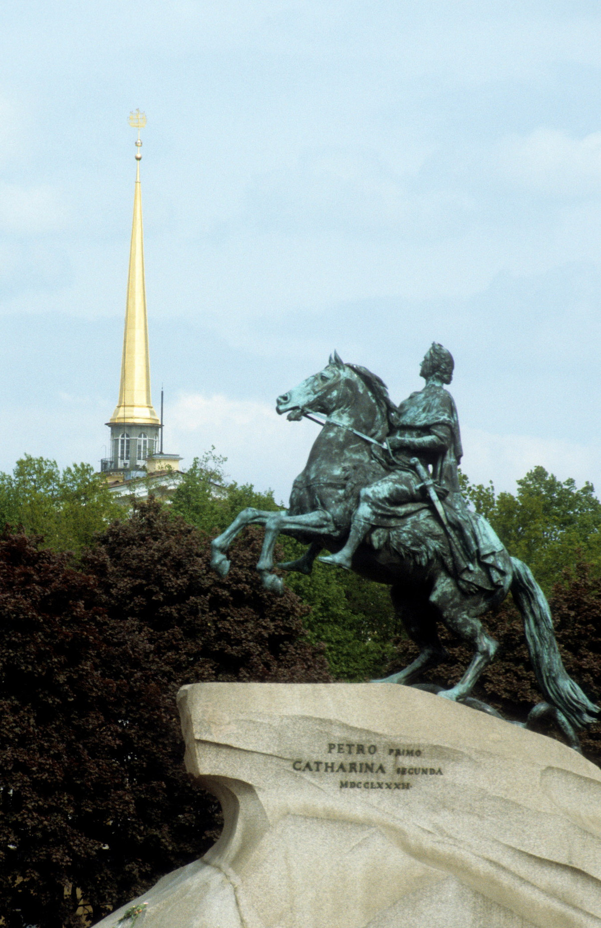 Tượng đài Piotr Đại Đế, một địa điểm nổi tiếng của thành phố.