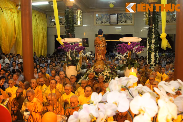 Tham dự hộ niệm có sự hiện diện của chư tôn đức Hội đồng Chứng minh, Hội đồng Trị sự, các ban ngành/viện T.Ư; BTS GHPGVN các tỉnh, thành; BTS GHPGVN 24 quận, huyện địa bàn TP.HCM; Tăng, Ni các tự viện và hàng ngàn Phật tử các giới.