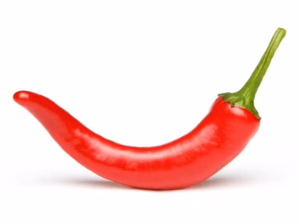 Ớt : Thực phẩm có chứa ớt được cho là là loại thực phẩm đốt cháy chất béo. Ớt có chứa capsaicin giúp tăng quá trình trao đổi chất. Capsaicin là một loại thực phẩm sinh nhiệt, do đó, nó làm cơ thể đốt cháy calo trong 20 phút sau khi ăn ớt.