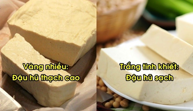 Đậu phụ có màu này thì có cho không cũng đừng lấy về Dau phu co mau nay thi co cho khong cung dung lay ve