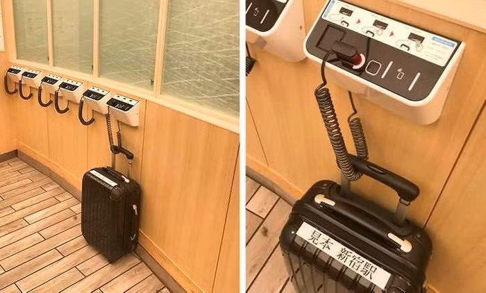 Nhật Bản còn có hệ thống chống trộm túi xách.