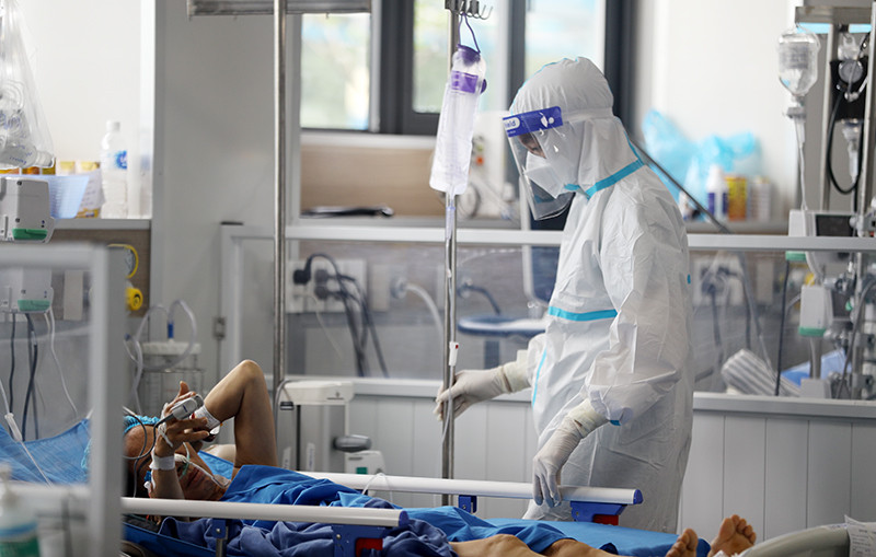 Tất cả bệnh nhân tại đây đều là những người nhiễm Covid-19 nặng với nguy cơ cao. 