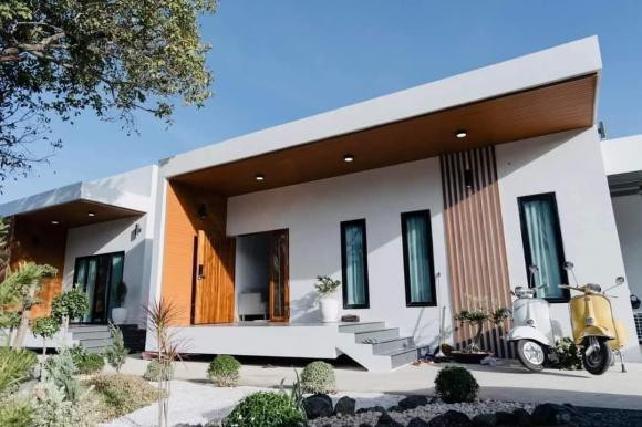 Nha cap bon mai bang, khong gian song ben trong dung la 'chan ai'