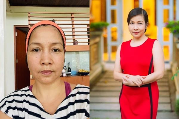 Mặt mộc của diva Mỹ Linh tuổi U50 dưới ống kính Tóc Tiên - Hình 5 Mat moc cua diva My Linh tuoi U50 duoi ong kinh Toc Tien-Hinh-5