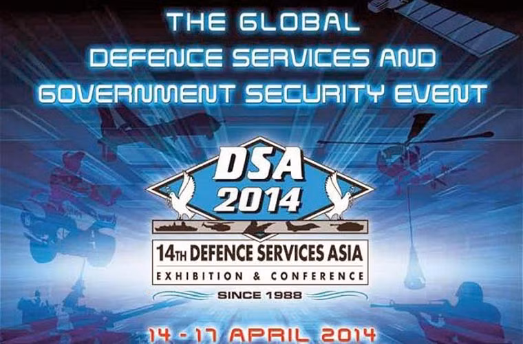Triển lãm Quốc phòng và dịch vụ châu Á 2014 DSA-2014 diễn ra tại Kuala Lumpur, Malaysia từ ngày 14-17/04/2014 quy tụ các nhà sản xuất quốc phòng đến từ hơn 41 quốc gia trên thế giới.