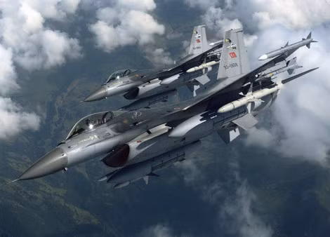 Tiêm kích đa năng F-16 của Không quân Thổ Nhĩ Kỳ.