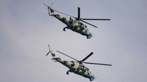 Hai trực thăng tấn công Mi-24 của Không quân Ukraine đã bị bắn rơi bởi tên lửa phòng không vác vai.