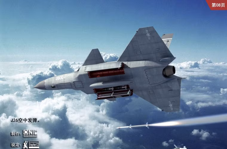 Ngoài động cơ chính AL-31F-M2, J-26 còn có động cơ đẩy phụ XJ-99, bán kính tác chiến 900km, bán kính tác chiến tối đa 1.200km (1 thùng nhiên liệu phụ), tốc độ tối đa 1,5M, tốc độ tuần tra 1,1M.