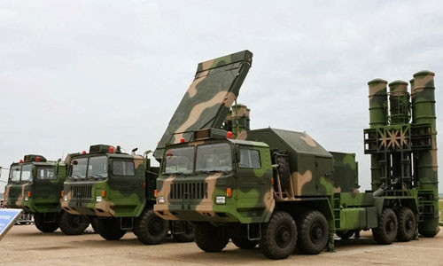 Hệ thống tên lửa đất đối không HQ-9 của Trung Quốc.