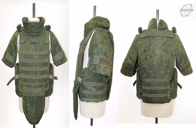  Giáp bảo vệ cá nhân 6B43: tuy là một mẫu áo giáp chống đạn và không được xét vào danh mục vũ khí nhưng 6B43 lại có thể xem như một trong điểm mạnh của Quân đội Nga trước Vệ binh Quốc gia Ukraine. 6B43 nằm trong chương trình chiến binh tương lai Ratnik của Quân đội Nga và là một trong những nỗ lực hiện đại hóa quân đội của Nga trong thời gian gần đây.