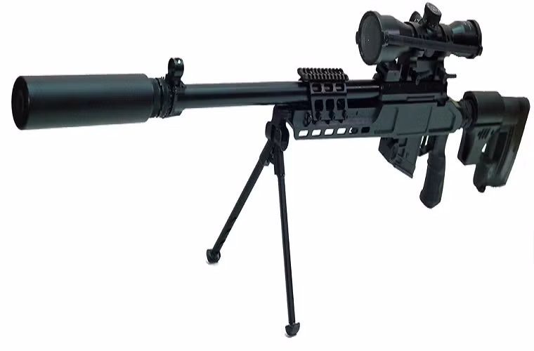  Súng trường bắn tỉa SV-338: là thiết kế do nhà máy sản xuất vũ khí Izhmash của Nga chế tạo. Đây cũng là nhà máy chuyên sản xuất các dòng súng trường tiến công AK huyền thoại cho Quân đội Nga.