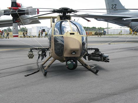 AH-6i là một trực thăng trinh sát/tấn công hạng nhẹ đa năng, một mẫu trực thăng nhỏ mà có võ của Boeing.