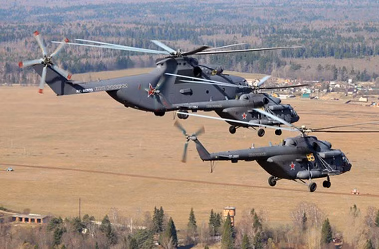 Tổng cộng sẽ có 69 máy bay các loại của Không quân Nga tham gia duyệt binh tương ứng với 69 năm chiến thắng phát xít Đức.