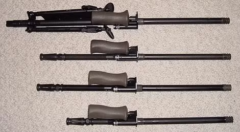 Các loại nòng súng cơ bản của Steyr AUG, nhà thiết kế đã tạo ra một cuộc cách mạng trong thiết kế súng trường tiến công dạng module.