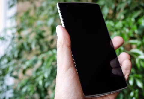 OnePlus One có kích cỡ 152,9 x 75,9 x 8,9mm. Màn hình của máy hơi nâng lên và được bao quanh bởi một vòng crôm kín đáo. Các nút cảm ứng điện dung được đặt bên dưới màn hình, nhưng người dùng sẽ có lựa chọn sử dụng chúng hoặc sử dụng bàn phím trên màn hình.