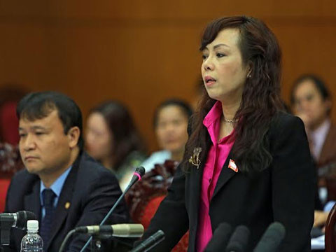 Bộ trưởng Y tế Nguyễn Thị Kim Tiến.