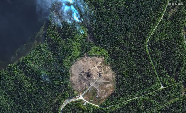 Hình ảnh vệ tinh về hậu quả vụ phóng tên lửa Sarmat thất bại ảnh 2