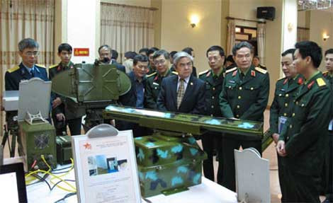 Các sản phẩm radar do Việt Nam tự chế tạo.