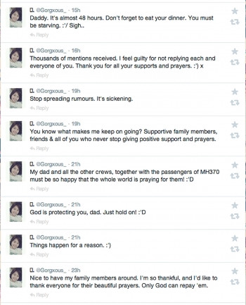 Ảnh cắt màn hình trang twitter của cô bé Maira.