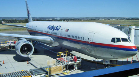 Một máy bay của MAS.