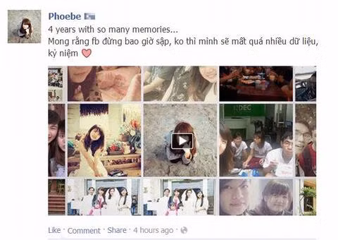 Mạng xã hội được ví như một chiếc tủ thân yêu lưu giữ lại những khoảnh khắc ý nghĩa nhất của mỗi chủ tài khoản.
