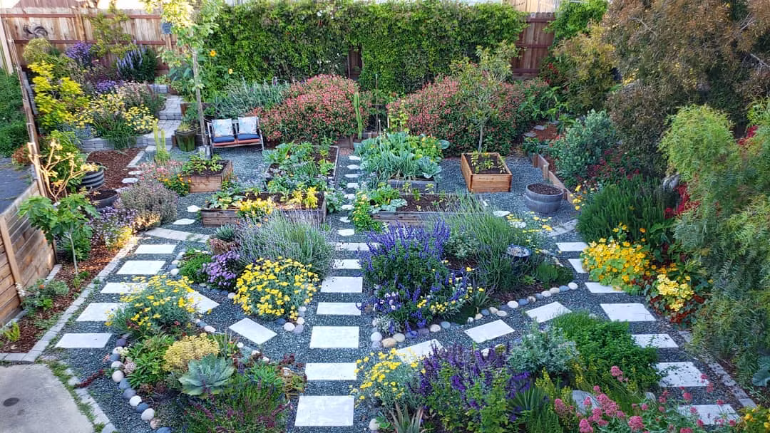 Chị Deana bắt đầu nghiên cứu làm vườn lần đầu tiên khi 21 tuổi. Khi đó chị đang học đại học và nghiên cứu về môi trường bền vững. Cốt lõi của việc làm vườn chính là tạo ra thực phẩm sạch và trồng theo phương pháp hữu cơ, bảo vệ đất cũng như sức khỏe của mọi người xung quanh. Một góc nhỏ vô cùng đẹp mắt với rau và hoa.