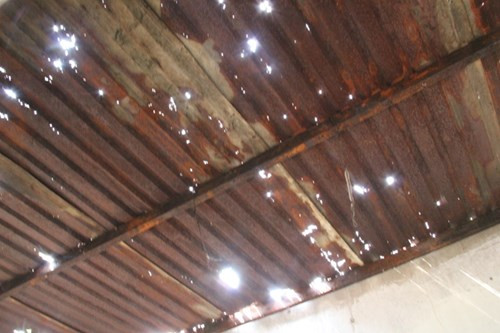 Gần trăm mái nhà của người dân 2 xã Phạm Văn Cội và Nhuận Đức (huyện Củ Chi) liên tục bị hư hại, thủng lỗ, gỉ sét... khiến cuộc sống dân nghèo càng thêm khó khăn.