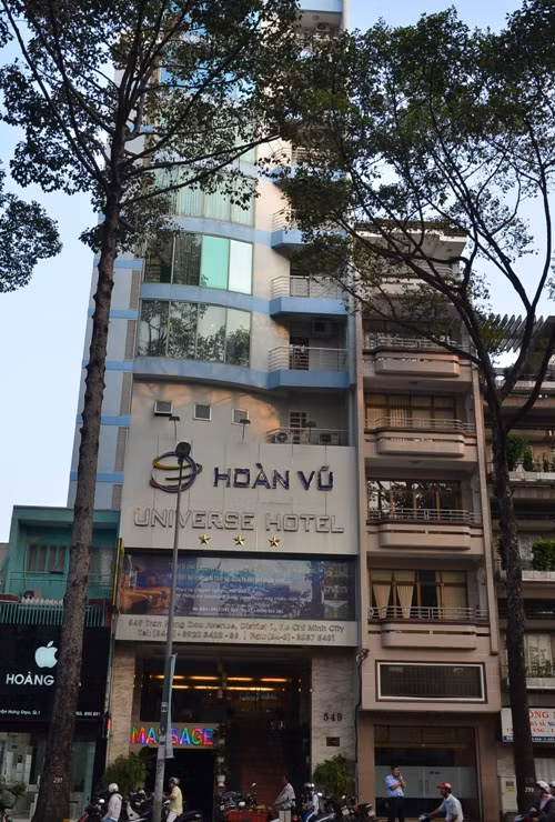 Cơ sở massage, khách sạn Hoàn Vũ