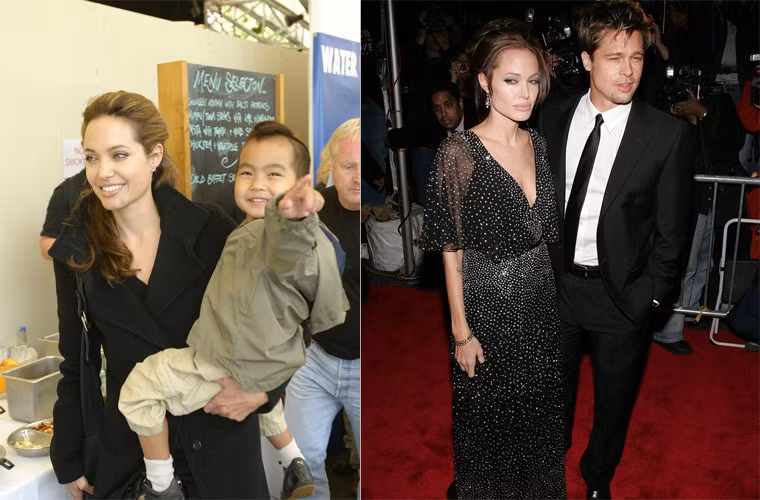 Năm 2005, hình ảnh ngôi sao Hollywood thay đổi, mềm mại và dịu dàng hơn khi cô nhận nuôi cậu con trai Maddox người Campuchia. Kể từ ngày yêu và sống với Brad Pitt, Jolie nữ tính hơn nhiều.