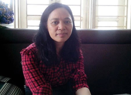 Chị Hoàng Thị Nguyệt kể về những ngày mất ăn, mất ngủ và ảnh hưởng hưởng tâm lý nặng nề khi liên tiếp nhận những tin nhắn đe dọa.