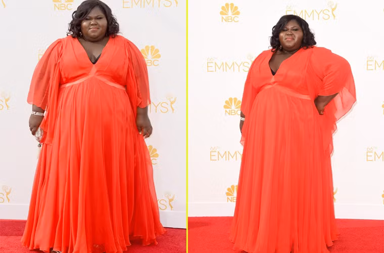 Với khổ người của Gabourey Sidibe thì dù mặc thiết kế nào cũng trở thành thảm họa.