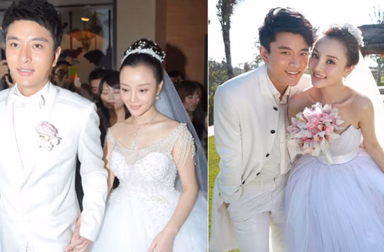 Đám cưới của Lý Tiểu Lộ và Giả Nãi Lượng tổ chức tại Bắc Kinh bắt đầu từ 11h trưa ngày 6/7/2012. Cô dâu mặc chiếc váy cưới hàng hiệu đính 10.000 viên ngọc trai, chú rể mặc một bộ vest trắng nổi bật trong hôn trường được trang hoàng với hai màu tím, hồng chủ đạo.