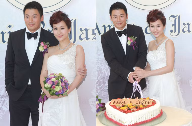 Nữ diễn viên nổi tiếng Hong Kong từng quen mặt với khán giả Việt Nam, Văn Tụng Nhàn đã lên xe hoa với bạn trai, doanh nhân Jason Lee, sau ba năm hẹn hò vào ngày 3/3/2012.