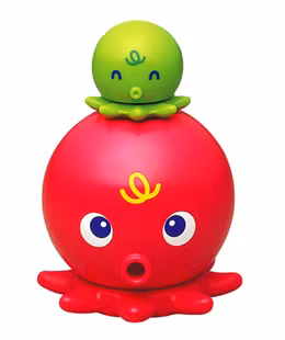 Bạch tuộc mẹ con bơi nước