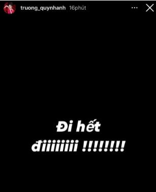 Trương Quỳnh Anh bất ngờ đăng status nền đen kèm caption gây hoang mang Truong Quynh Anh bat ngo dang status nen den kem caption gay hoang mang