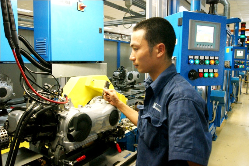 Mỗi năm, nhà máy động cơ này có thể sản xuất tới 300.000 động cơ