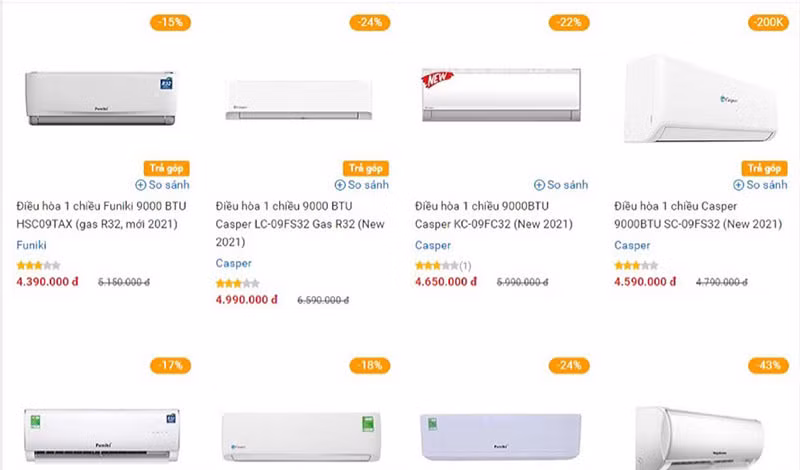 Dieu hoa giam gia sau, chi 4 trieu dong sam hang moi mat ruoi