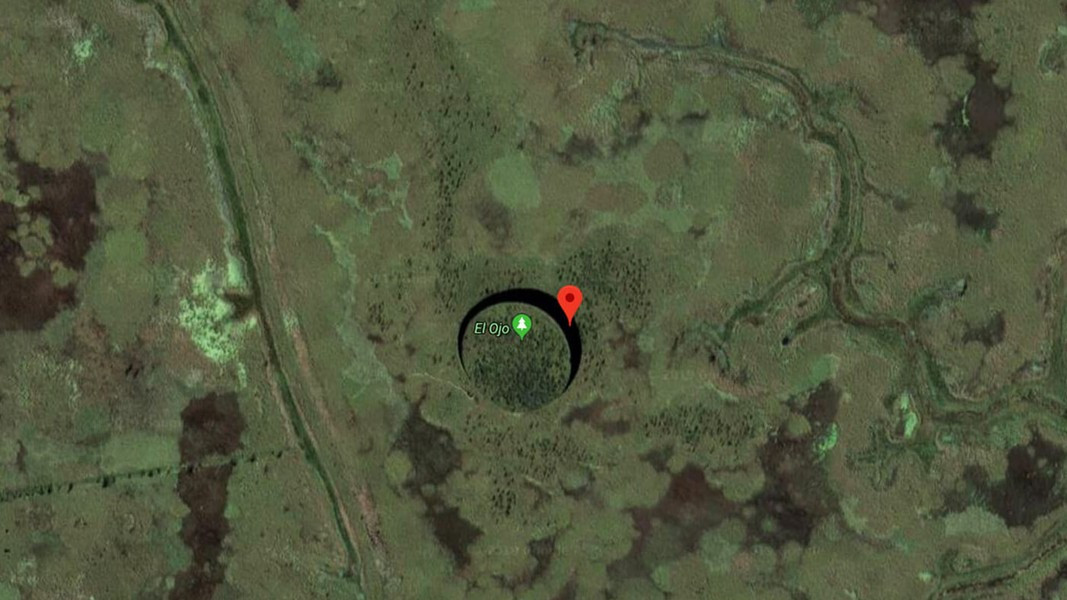 Đảo này có thể quan sát qua Google Earth bằng cách tìm kiếm từ khóa “El Ojo”.