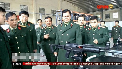 Galil ACE được sản xuất tại nhà máy Z111, Việt Nam. Ảnh: Facebook GDQP
