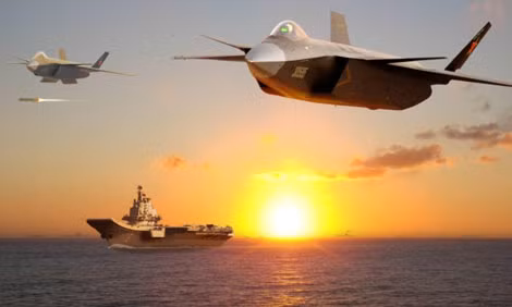 Báo chí Trung Quốc cho rằng J-31 có thể được dùng làm tiêm kích hạm cho tàu Liêu Ninh.