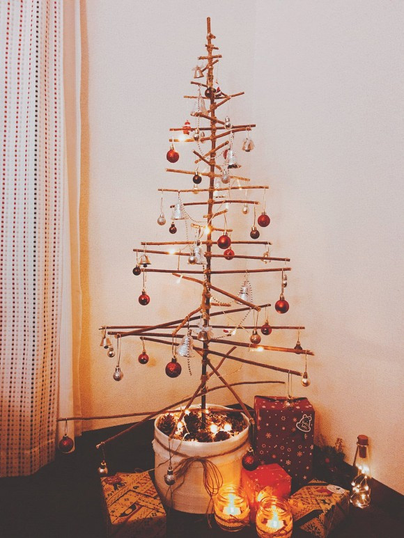 Mẫu cây thông lạ mắt, tiết kiệm được một dân mạng chia sẻ.