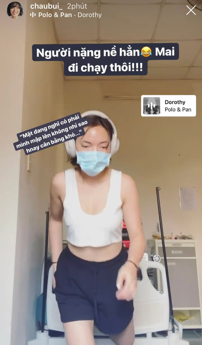 Chau Bui ngay thu 7 o khu cach ly, thua nhan da map len