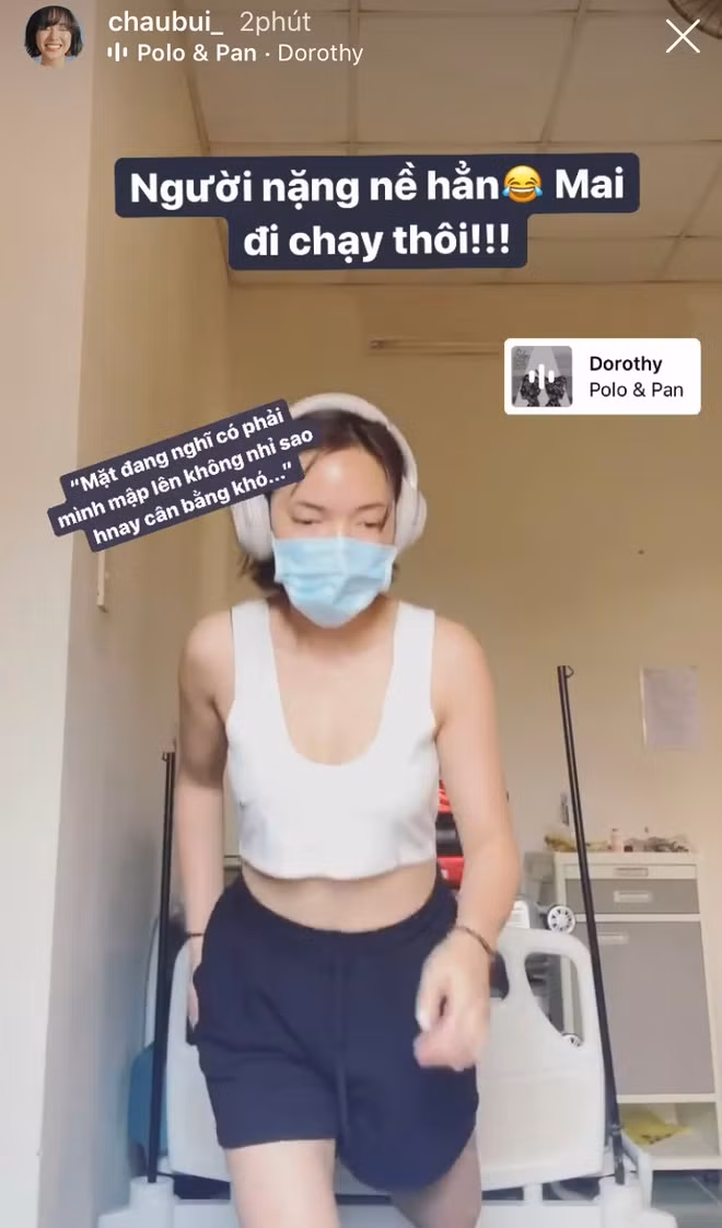 Chau Bui ngay thu 7 o khu cach ly, thua nhan da map len