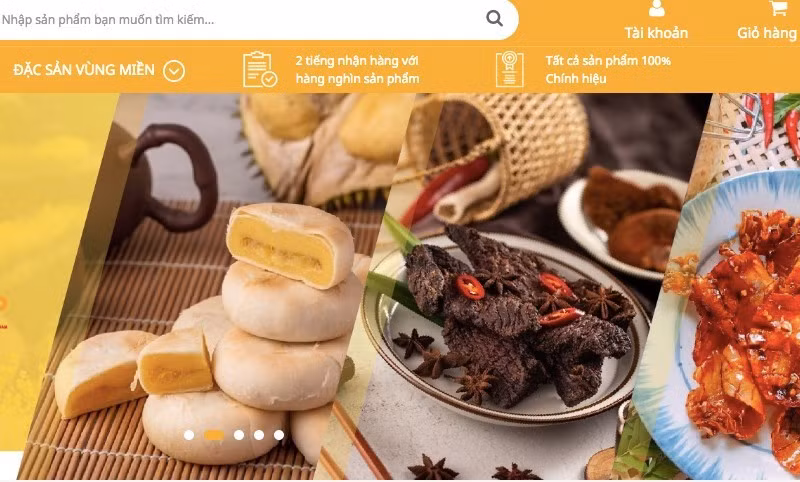 Mot gio san hang gom dac san Tet tu Bac toi Nam