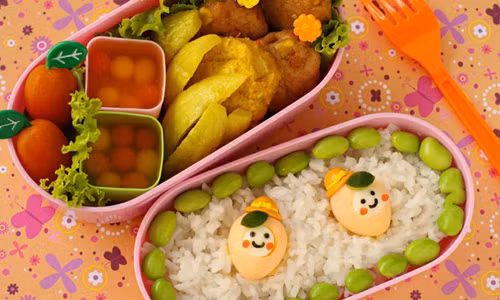 Với những hộp cơm như thế này, chắc chắn bé sẽ tràn đầy hứng khởi với chuyện ăn uống.