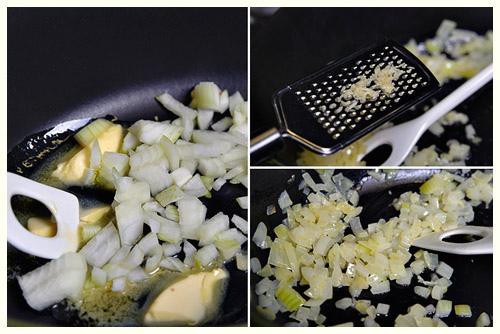 Xào nguyên liệu lâu chín trước. Những thực phẩm cần nhiều thời gian hơn sẽ được cho vào trước. Chẳng hạn: khoai tây, cà rốt... sẽ phải xào lâu hơn bông cải, ớt chuông, nấm rơm, do đó, cần cho chúng vào xào trước đến khoảng 2/3 thời gian thì tiếp tục cho thêm các thành phần khác vào.