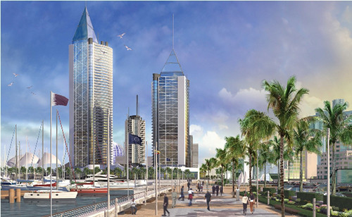 Thành phố này sẽ có đường hầm dưới lòng đất chứa các đường ống nước lạnh để làm mát các tòa nhà một cách tiết kiệm năng lượng. Hệ thống thoát nước sẽ được vận chuyển qua đường ống ngầm đến trạm xử lý bên ngoài thành phố, nơi mà nước sẽ được xử lý và sau đó được sử dụng để tưới cho những không gian xanh trong thành phố.